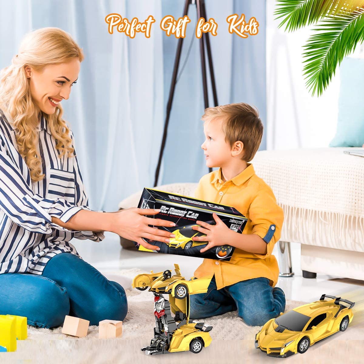 RC Transformationsauto - Roboter-Spielzeug 2.4GHz - Kinder