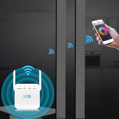 Leistungsstarker WLAN-Repeater mit großer Reichweite