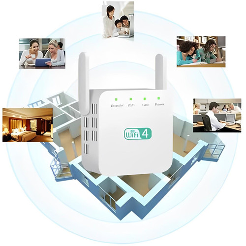 Leistungsstarker WLAN-Repeater mit großer Reichweite