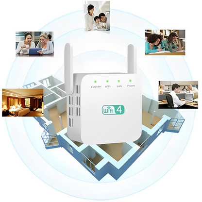 Leistungsstarker WLAN-Repeater mit großer Reichweite