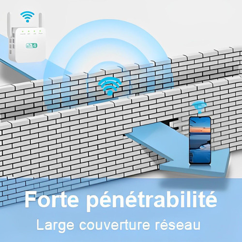 Leistungsstarker WLAN-Repeater mit großer Reichweite