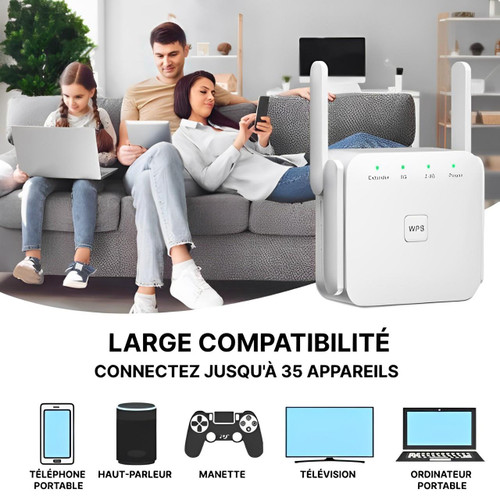 Leistungsstarker WLAN-Repeater mit großer Reichweite