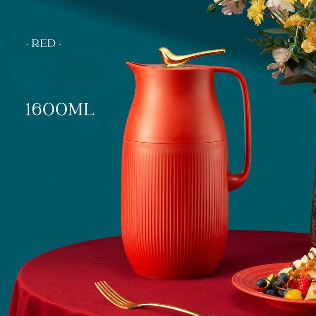 Heißer Riese Minimalistische Isolierte Thermoskanne