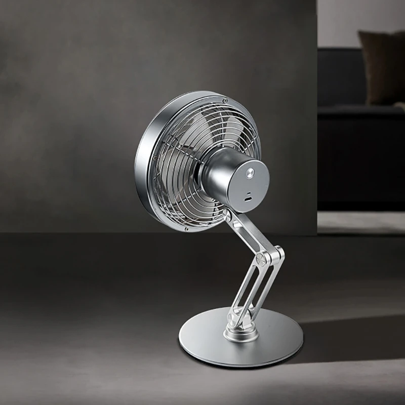 Höhenverstellbarer Standcompakter Turbo Mini Schreibtischventilator