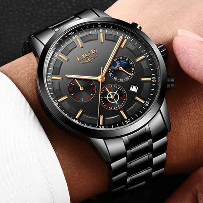 Robuste Stahl Militär-Uhr - Eleganz und Langlebigkeit