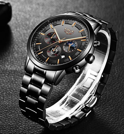 Robuste Stahl Militär-Uhr - Eleganz und Langlebigkeit