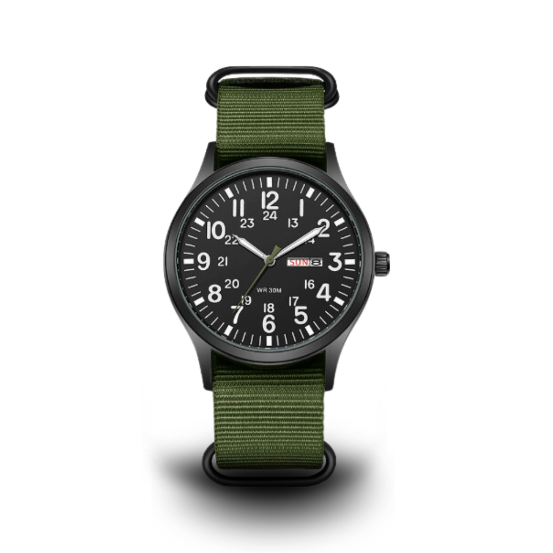 Robuste Outdoor Herren Armbanduhr - Wasserdicht &amp; Kratzfest