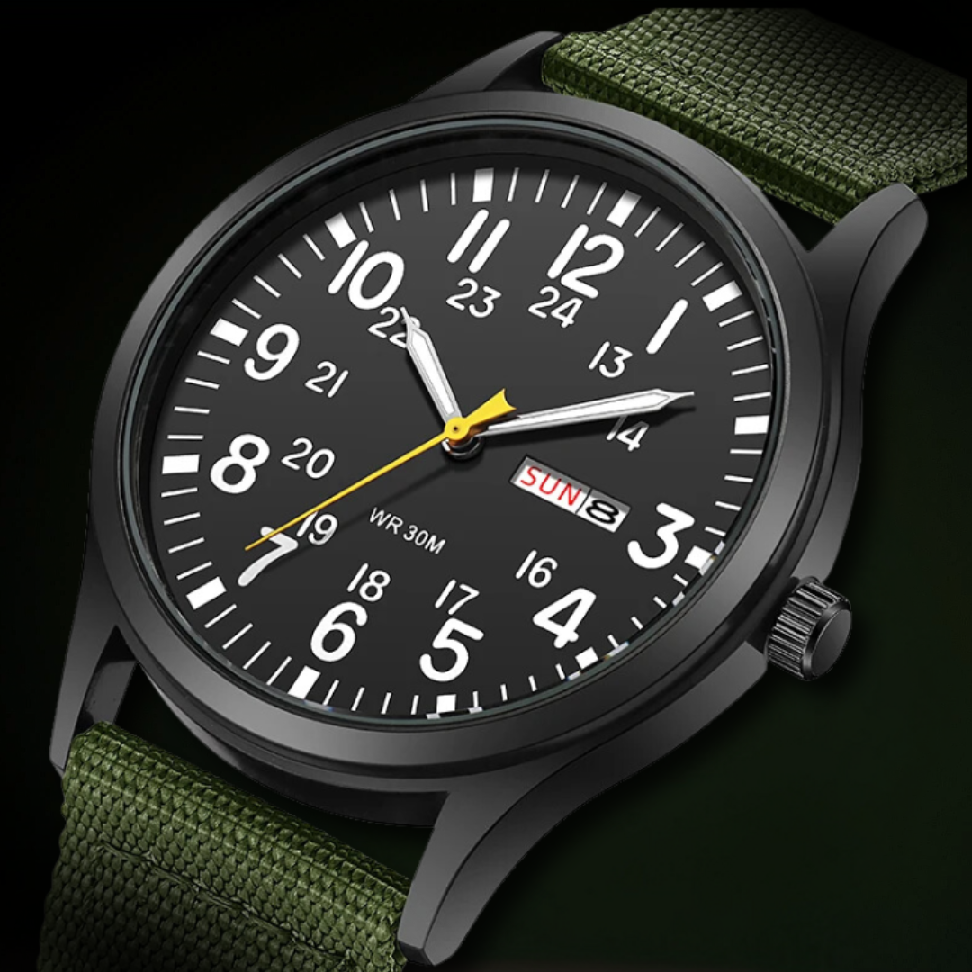 Robuste Outdoor Herren Armbanduhr - Wasserdicht &amp; Kratzfest