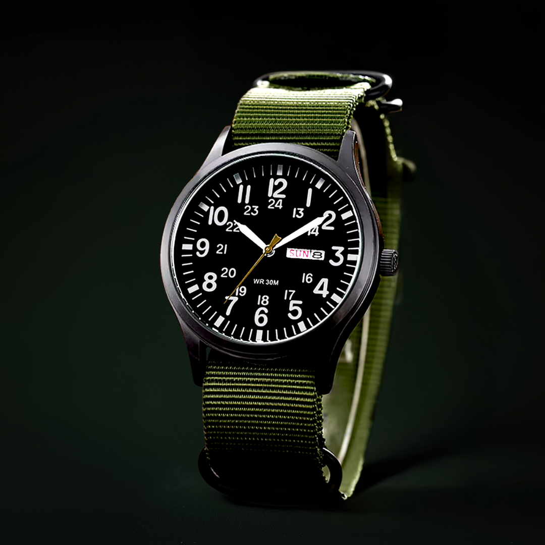 Robuste Outdoor Herren Armbanduhr - Wasserdicht &amp; Kratzfest