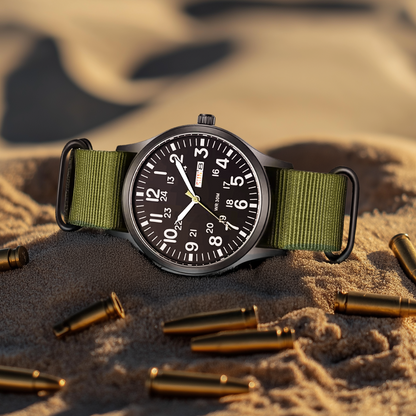 Robuste Outdoor Herren Armbanduhr - Wasserdicht &amp; Kratzfest