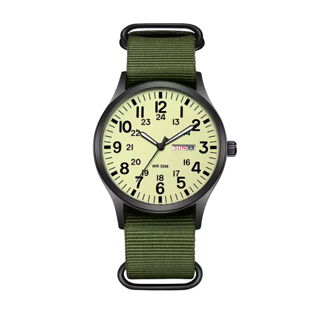 Robuste Outdoor Herren Armbanduhr - Wasserdicht &amp; Kratzfest