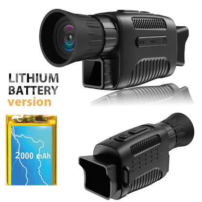 Nachtsicht-Monokular 3x optischer Zoom, 10MP Fotos, 1088p Video, 300m Reichweite, wetterfest