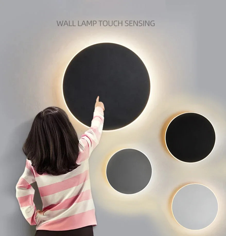 Runde LED-Wandleuchte - SleekeSphere | Modern &amp; Eleganz