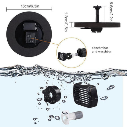 Solar Springbrunnen Pumpe - Umweltfreundlich | Einfache Installation