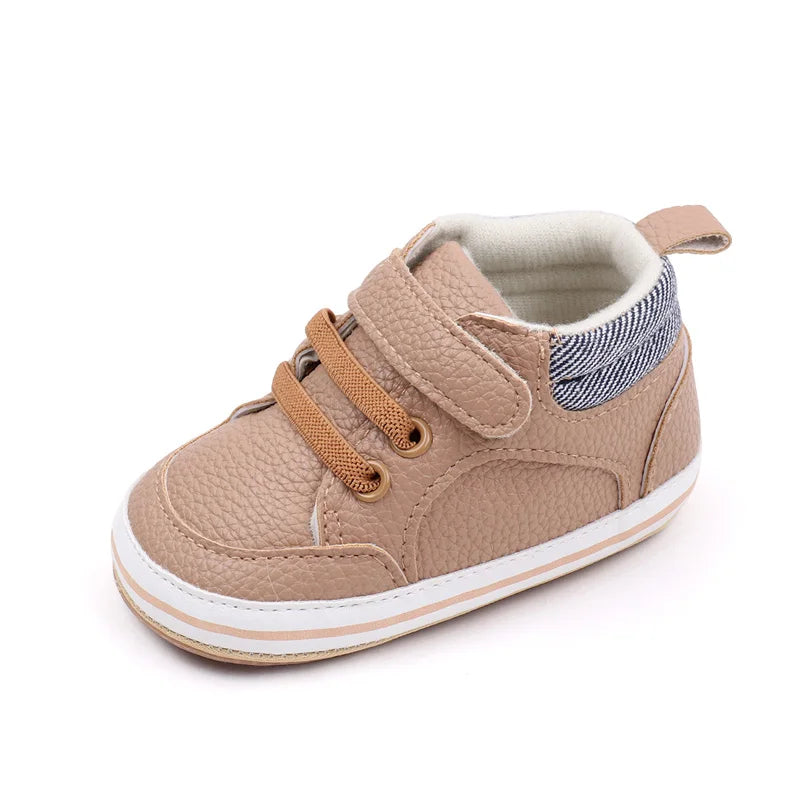 Rutschfeste Babyschuhe - Weiche Sohle &amp; Klettverschluss