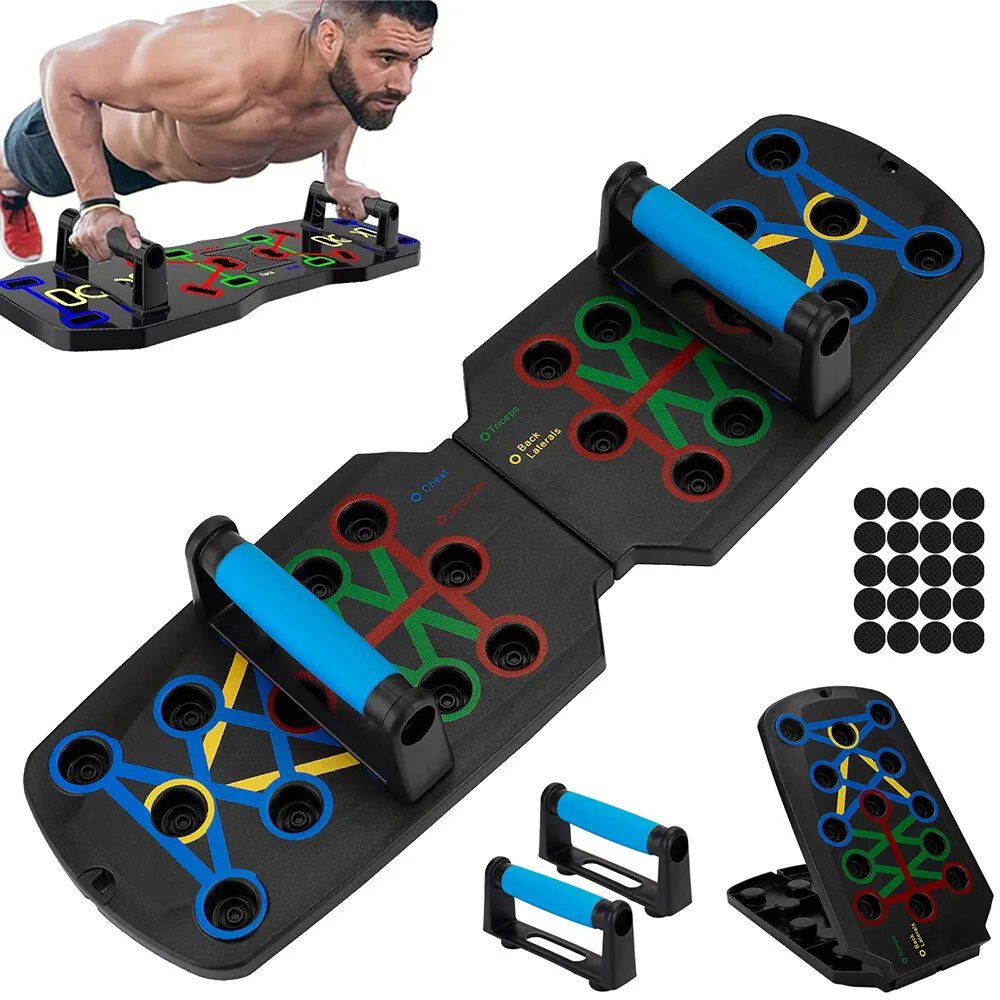 28 in 1 Push-up Rack Board System Fitness Workout Home Gym Exercise