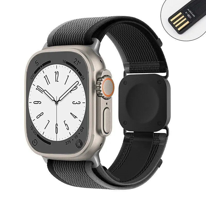 Pinnacle Loop-Armband mit USB-Ladefunktion für die Apple Watch