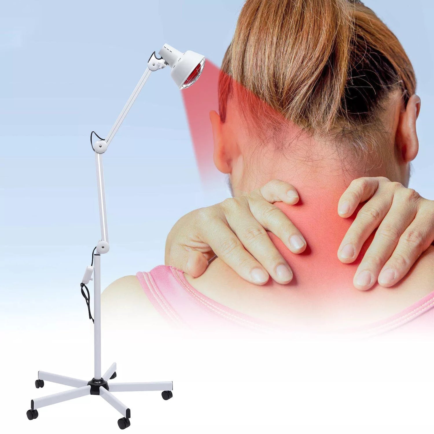 Regulierbare Infrarot-Wärmelampe 275W für effektive Rotlichttherapie