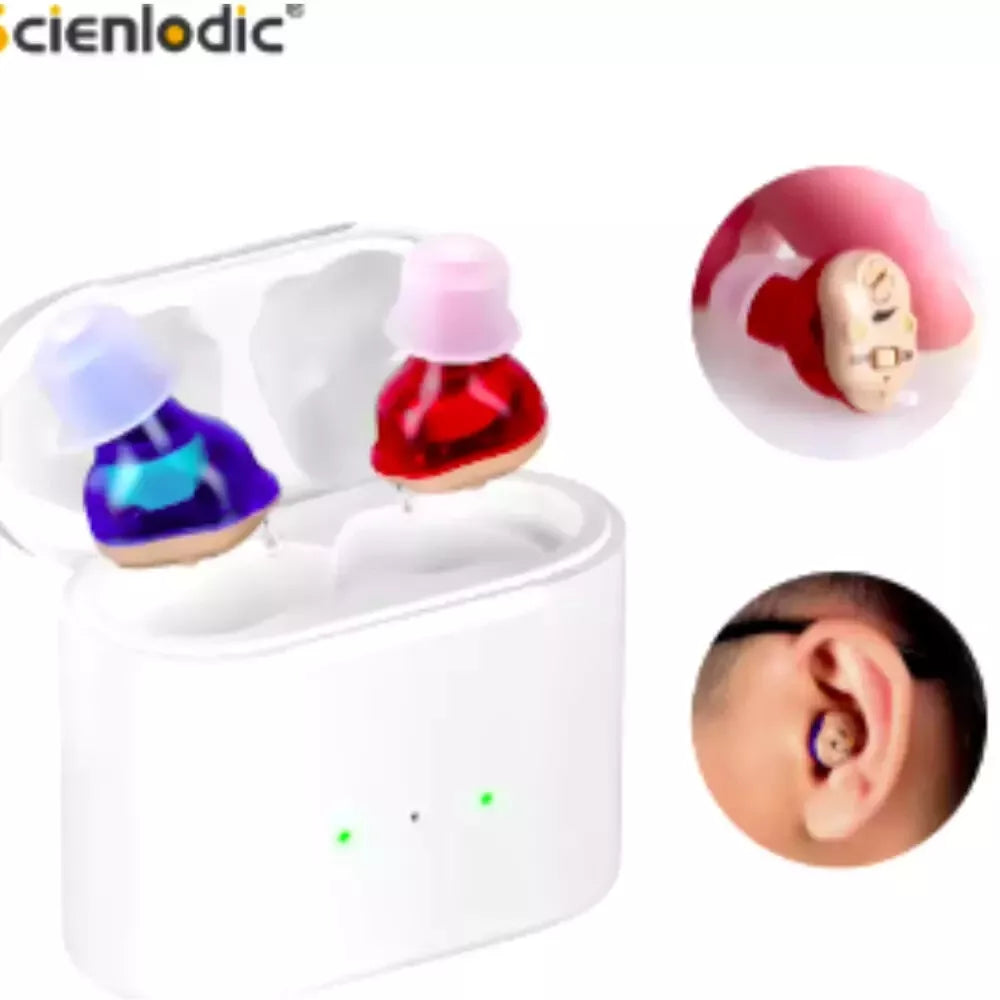 In-Ear Wiederaufladbare Hörgeräte Bieten Klaren Sound, Langlebigen Akku und Bequemen Sitz für den täglichen Gebrauch