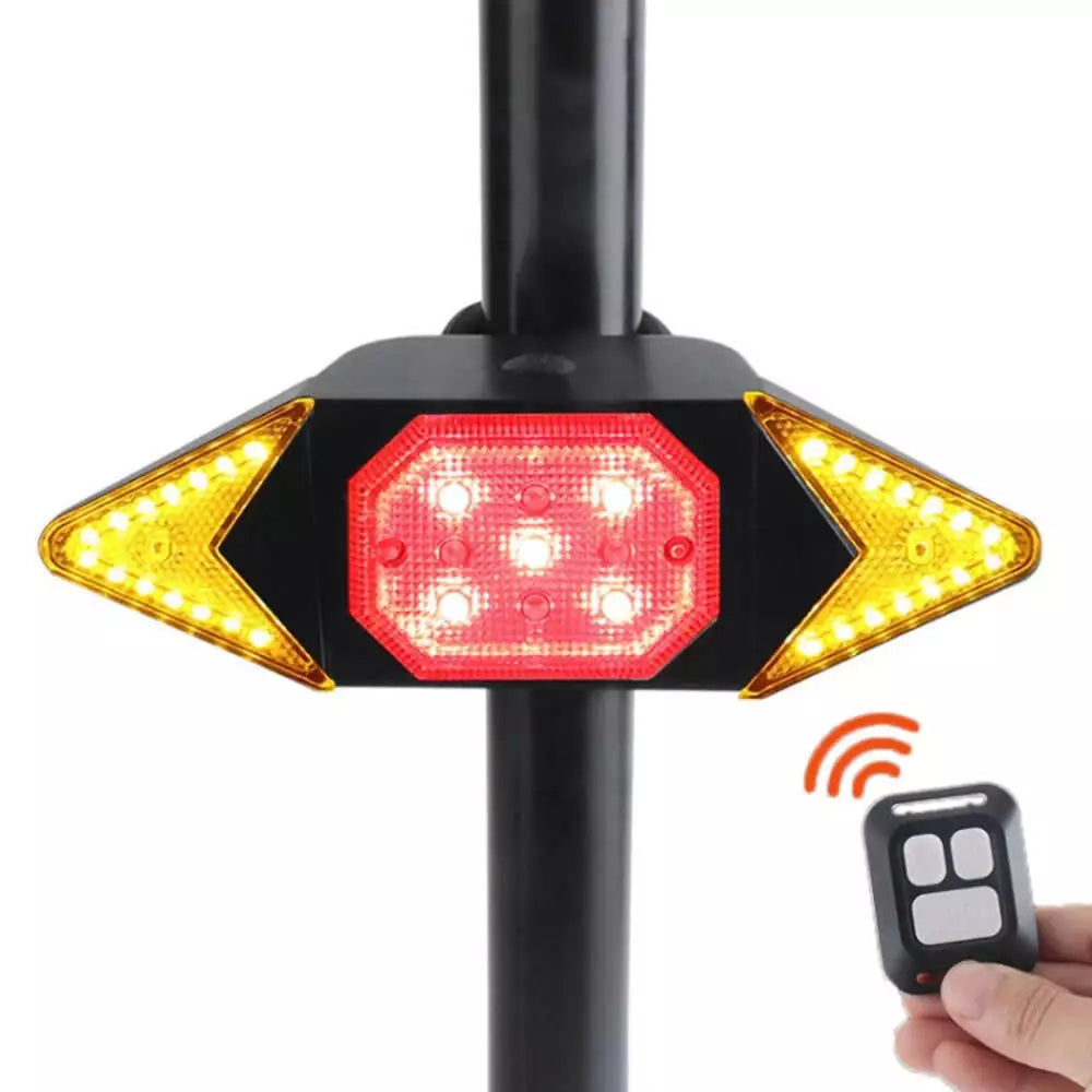 Fahrradblinker Wasserdicht Fernbedienung Drahtloses Rücklicht USB wiederaufladbare Fahrrad Rücklichter