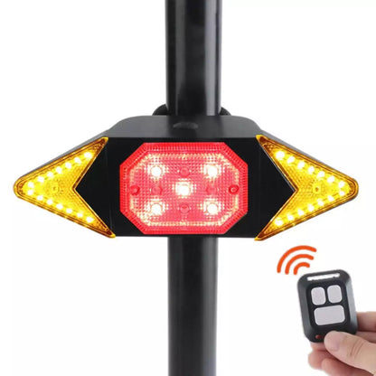Fahrradblinker Wasserdicht Fernbedienung Drahtloses Rücklicht USB wiederaufladbare Fahrrad Rücklichter