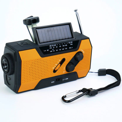 Notfall-Solar-Handkurbel-Wetterradio 2000Mah Powerbank-Ladegerät