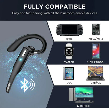 Trucker Dual Mic Kabelloses Bluetooth 5.1 Geräuschunterdrückendes Headset/Headset