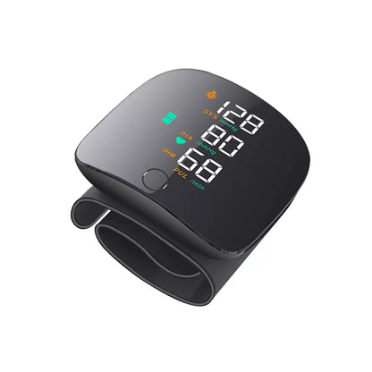 Smart Wrist Blutdruckmonitor – Elektronisches tragbares Sphygmomanometer mit Sprachwarnungen