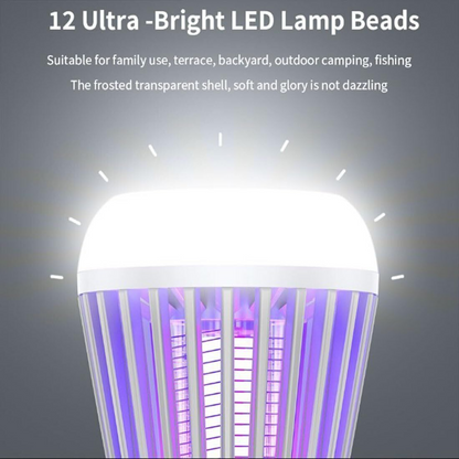 Tragbarer Insektenvernichter mit UV-Licht – Chemiefrei, Leise &amp; USB-Akku für Terrasse &amp; Camping