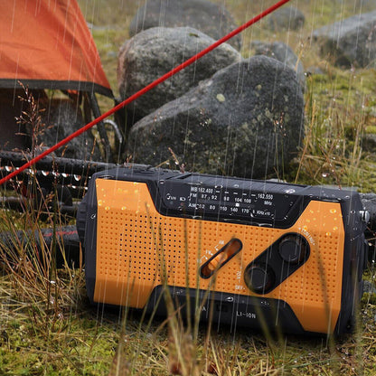 Notfall-Solar-Handkurbel-Wetterradio 2000Mah Powerbank-Ladegerät