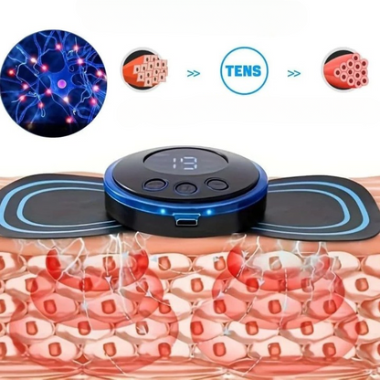 Tragbares elektrisches EMS-Mini-Nacken- und Körpermassagegerät