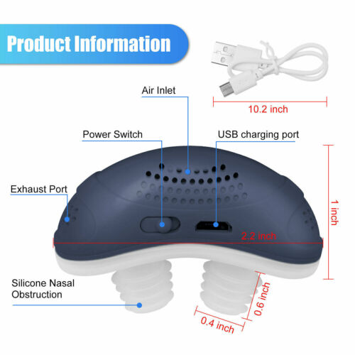 Micro CPAP Schlafapnoe Maschine für Reisen &amp; Anti-Schnarchen - CPAP Alternative