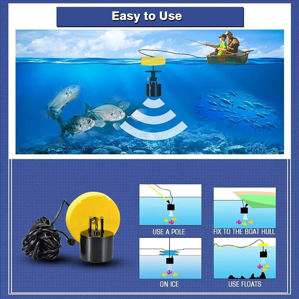 Tragbarer Fischfinder Handheld Tiefenanzeige für Kajak Fischfinder