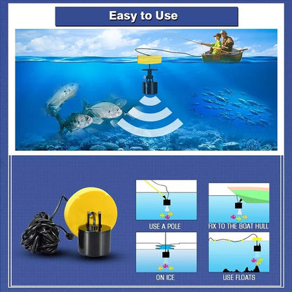 Tragbarer Fischfinder Handheld Tiefenanzeige für Kajak Fischfinder