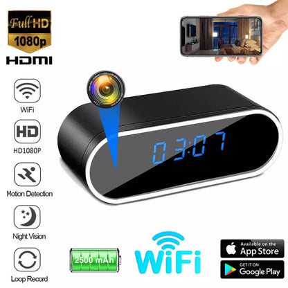Versteckte Kamera für Zuhause 1080p HD DVR Drahtlose Sicherheits-Selbstinstallations-Kamera Uhrenkit
