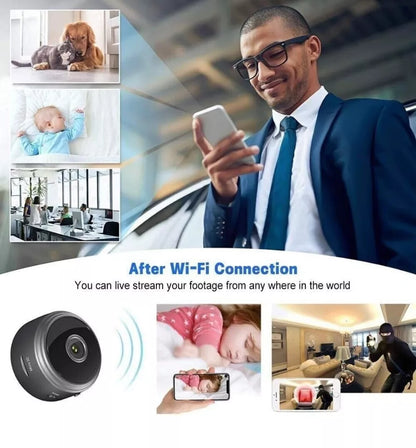 Kompakte Magnet Mini Kamera A9: Tragbare 1080p WiFi Überwachung – Ideal für diskrete Überwachung
