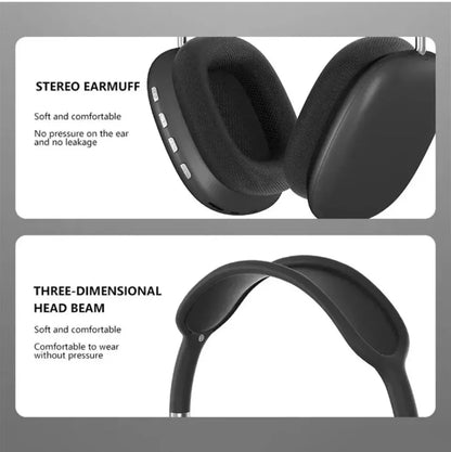 Kabellose Bluetooth-Kopfhörer | HiFi Stereo Sound, Aktive Geräuschunterdrückung &amp; Bequeme Passform für Reisen, Workouts &amp; täglichen Gebrauch