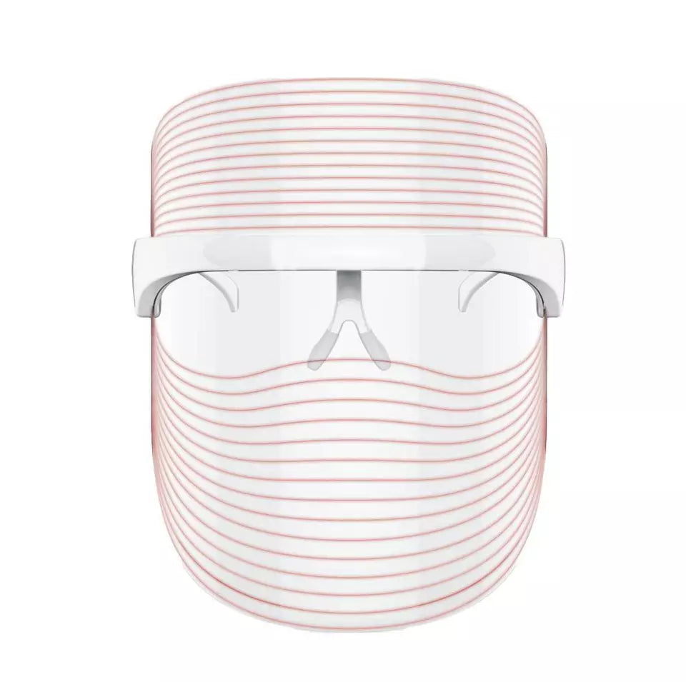 LED-Maske für die Hautpflege | Rotes Lichttherapie zur Anti-Aging und zur Reduktion von Unreinheiten