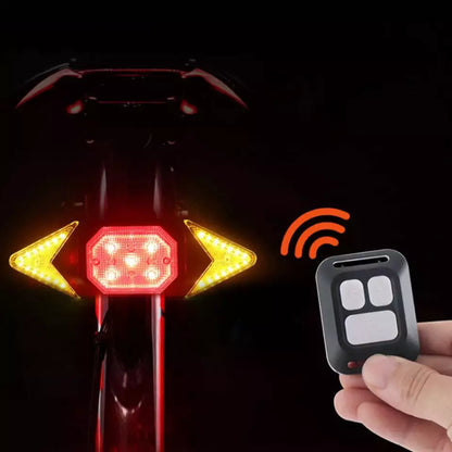 Fahrradblinker Wasserdicht Fernbedienung Drahtloses Rücklicht USB wiederaufladbare Fahrrad Rücklichter
