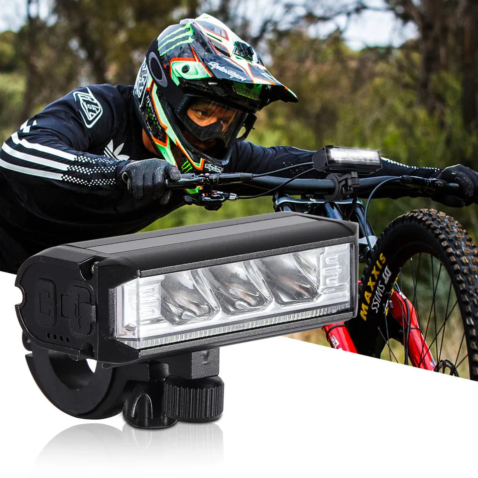 Ultra-Hell LED Fahrradlicht mit einstellbarer Helligkeit | Wasserdichte Multi-Mode Radbeleuchtung für Nachtfahrten &amp; Sicherheit