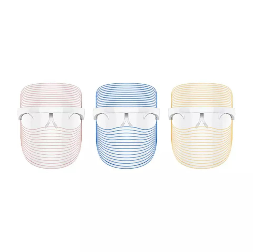 LED-Maske für die Hautpflege | Rotes Lichttherapie zur Anti-Aging und zur Reduktion von Unreinheiten