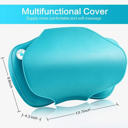 Shiatsu-Massagesitzkissen mit 8 Knetköpfen &amp; Infrarotwärme | Nacken Rücken Schulter | Auto &amp; Zuhause