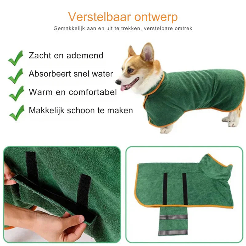 Hundebademantel | Saugstark | Verschiedene Farben &amp; Größen