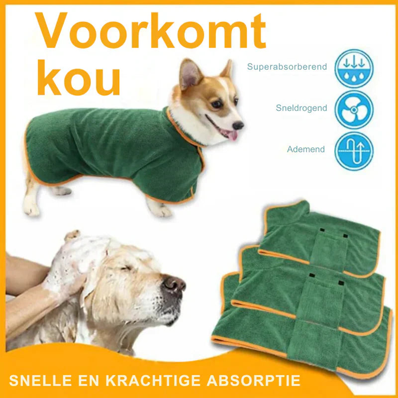 Hundebademantel | Saugstark | Verschiedene Farben &amp; Größen