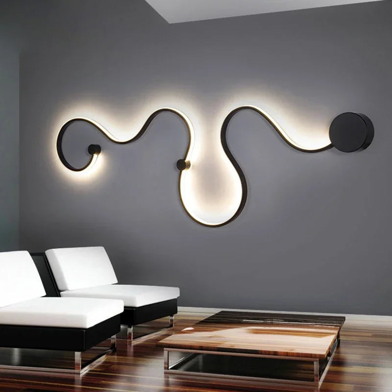 Moderne LED-Wandleuchte - Schlank &amp; Energieeffizient