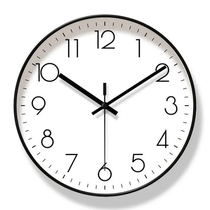 Schwarze Wanduhr Skandinavisch | Präzise &amp; Stilvoll