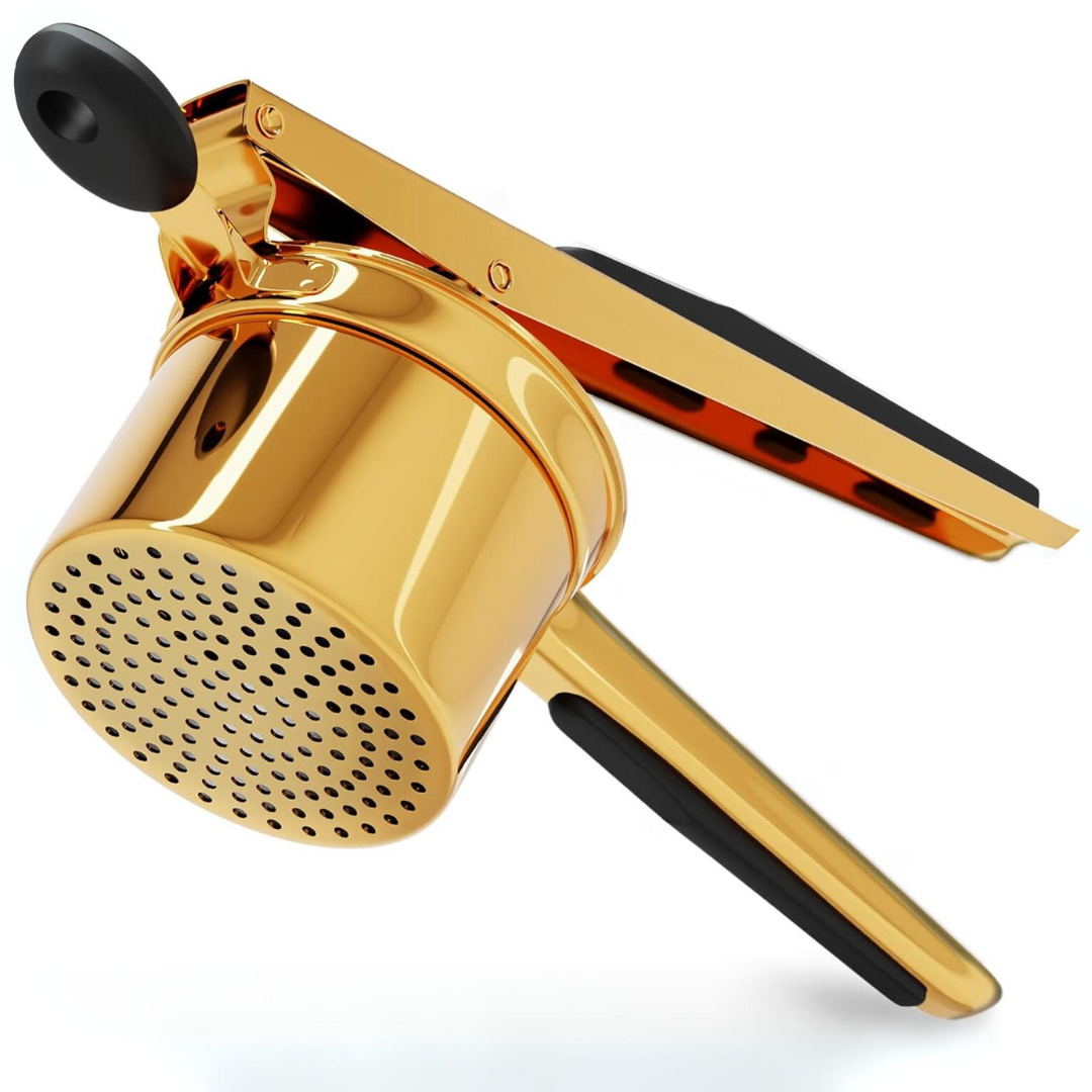 Perfektes Kartoffelpüree - Schwerer Edelstahl Kartoffelstampfer