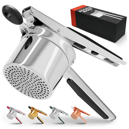 Perfektes Kartoffelpüree - Schwerer Edelstahl Kartoffelstampfer