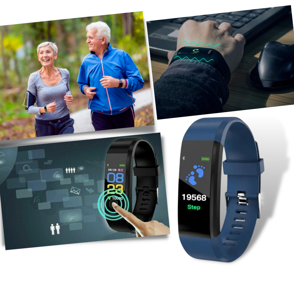 Senioren Smartwatch | Herzfrequenz &amp; Blutdruck immer im Blick