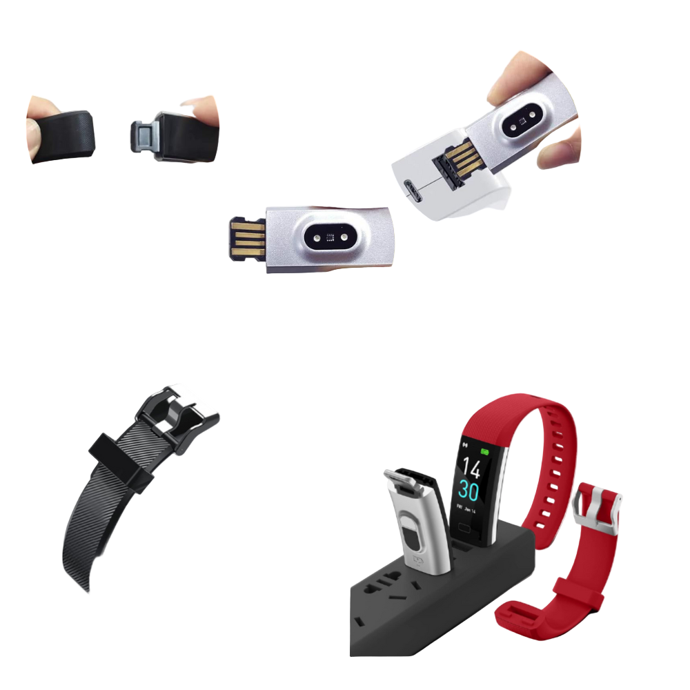 Sport-Smartwatch mit Schrittzähler und Bluetooth-Konnektivität